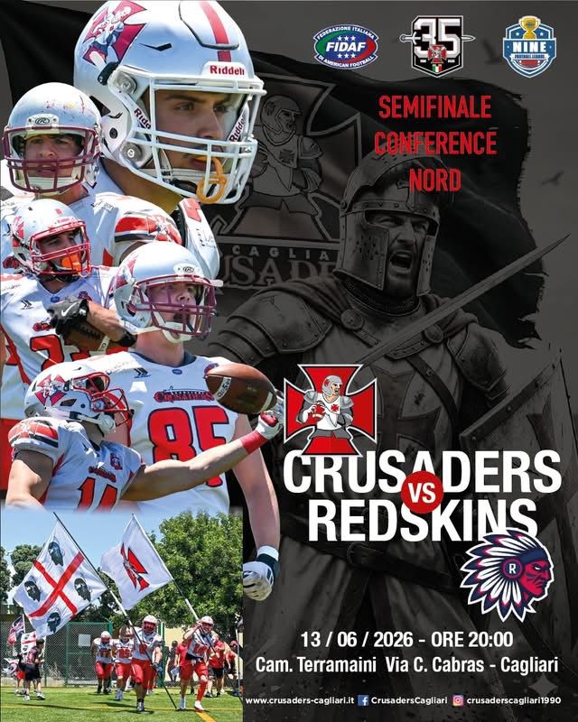 Crusaders Cagliari - Redskins Verona
