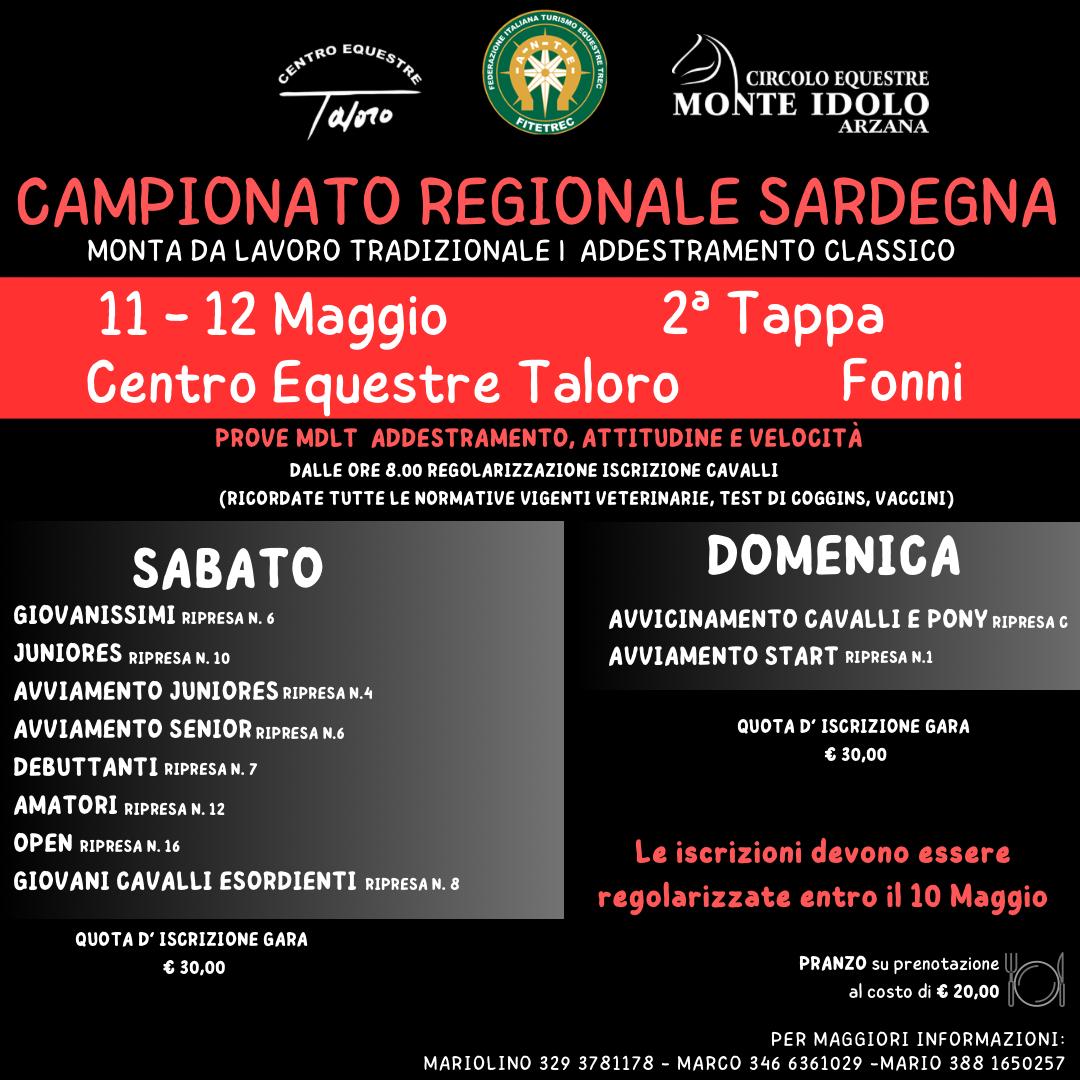 Campionato Regionale Sardegna Fitetrec-Ante