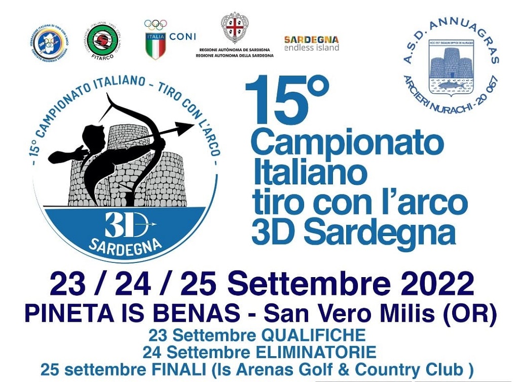Locandina Fitarco Campionati Italiani 2022