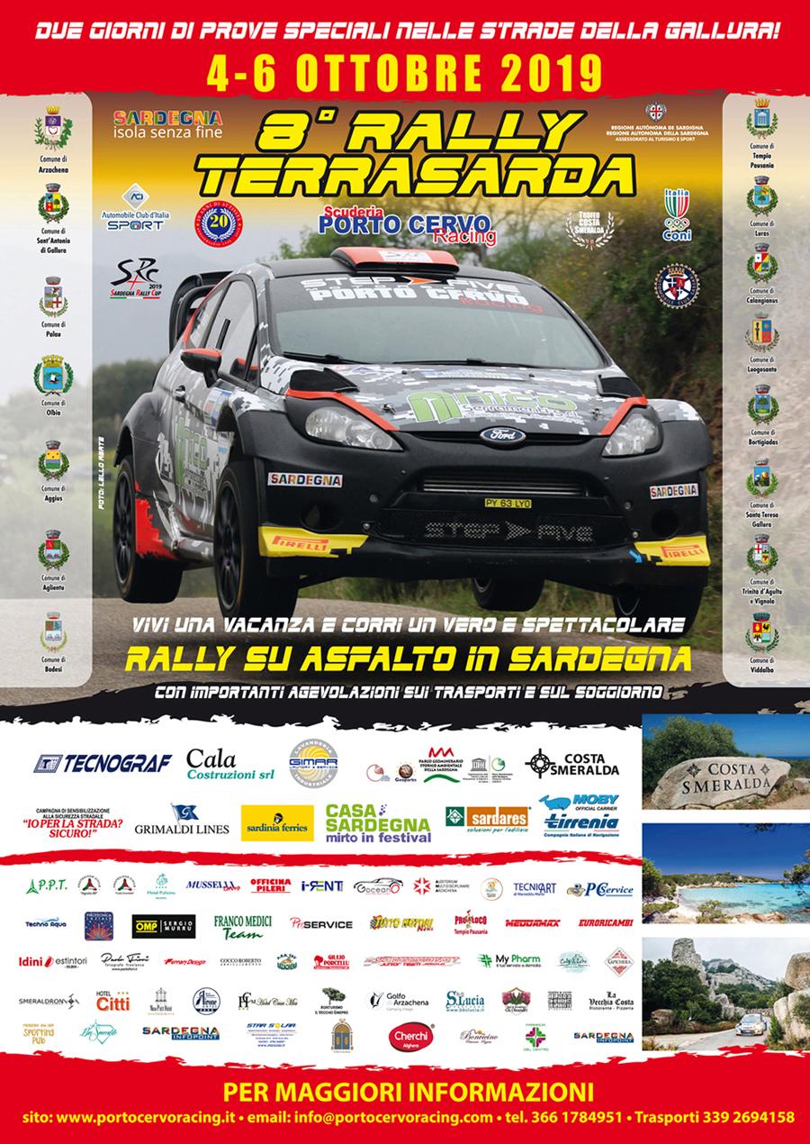 Locandina Rally Terra Sarda 2019