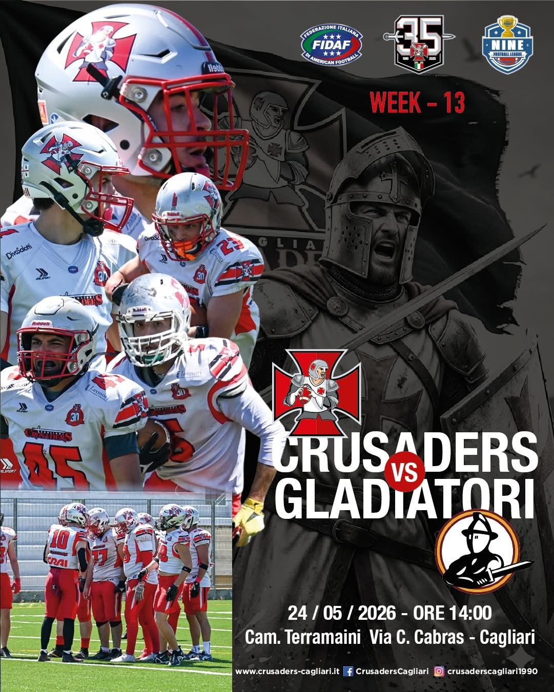 Crusaders Cagliari - Gladiatori Roma