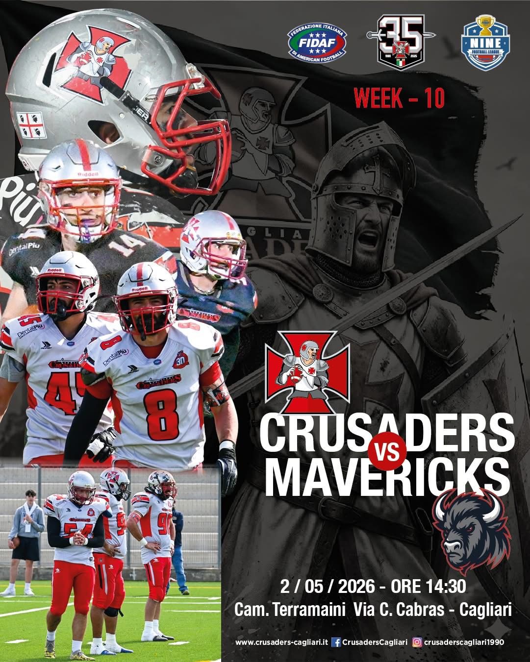Crusaders Cagliari - Mavericks Roma
